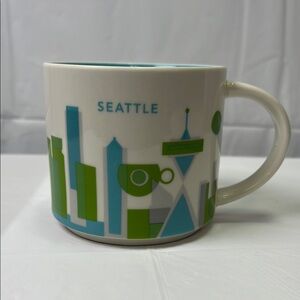 Seattle Skyline Mug You are Here Starbucks Coffee Cup